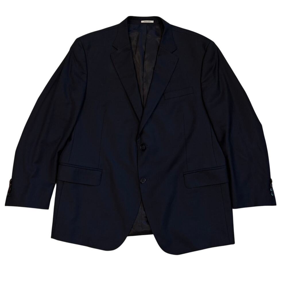 Peter Millar Blazer Mens 48R Wool Sport Coat Business Jacket Made In Canada FLAW